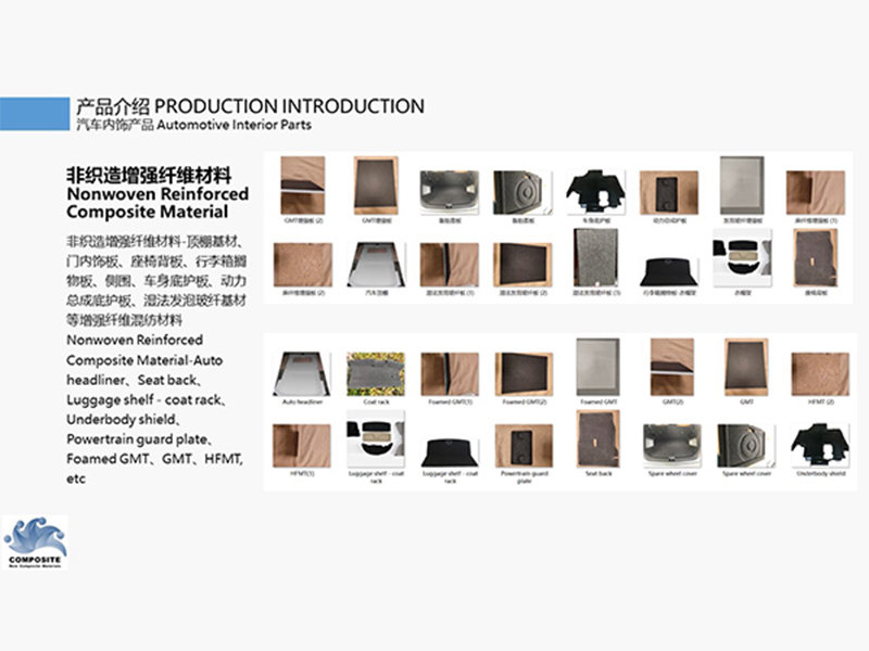 Nonwoven Reinforced Composite Material